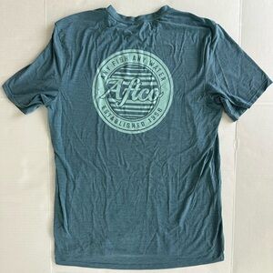 AFTCO Men's Teal Graphic Tee
